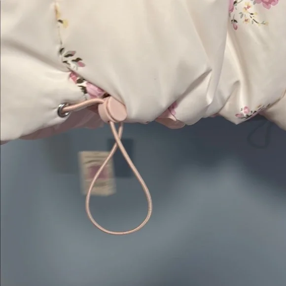 Floral Pink Kids Puffer Vest - Picture 9 of 11